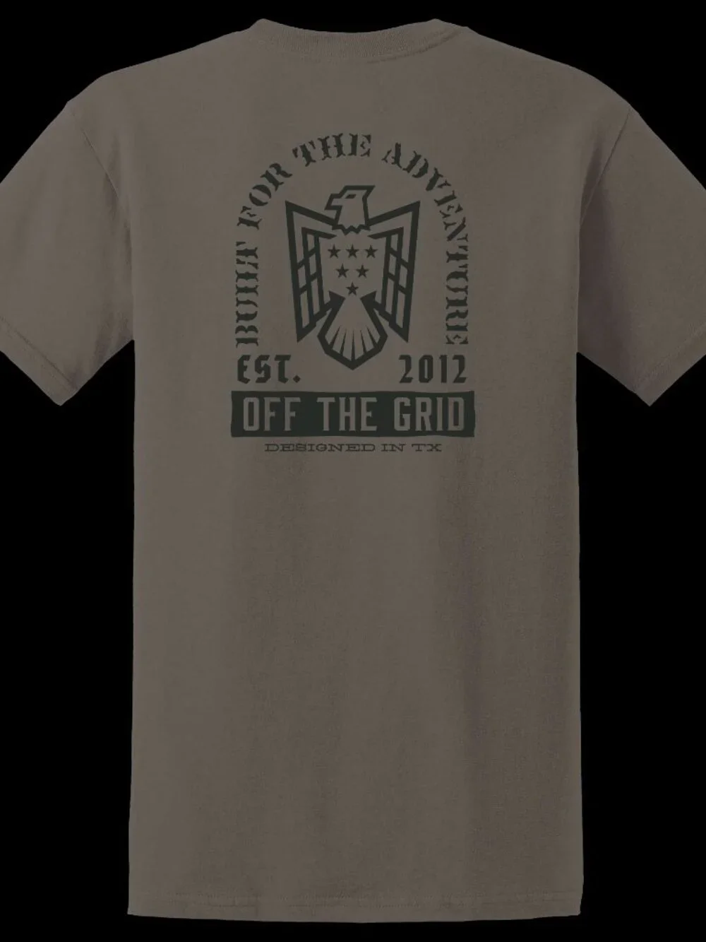Off The Grid Surplus Soaring Eagle Tee - Praire Dust